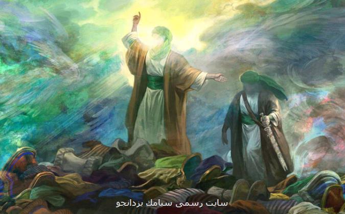 نقاشی جدید حسن روح الامین برای عید غدیر نصب می شود
